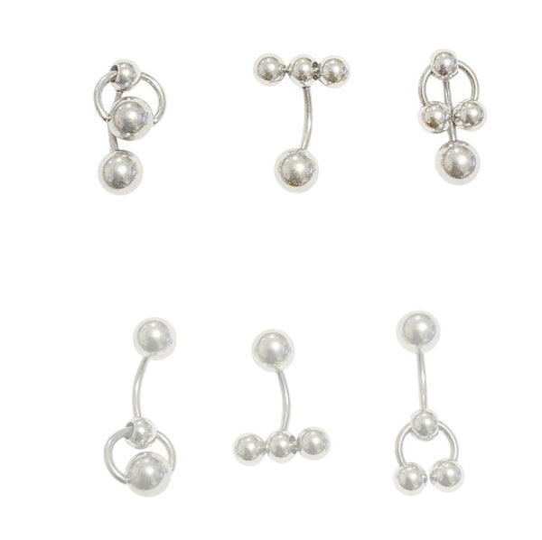 ALL 3 BEST VCH Reversible Barbells Surgical Steel 14g. All Lengths.