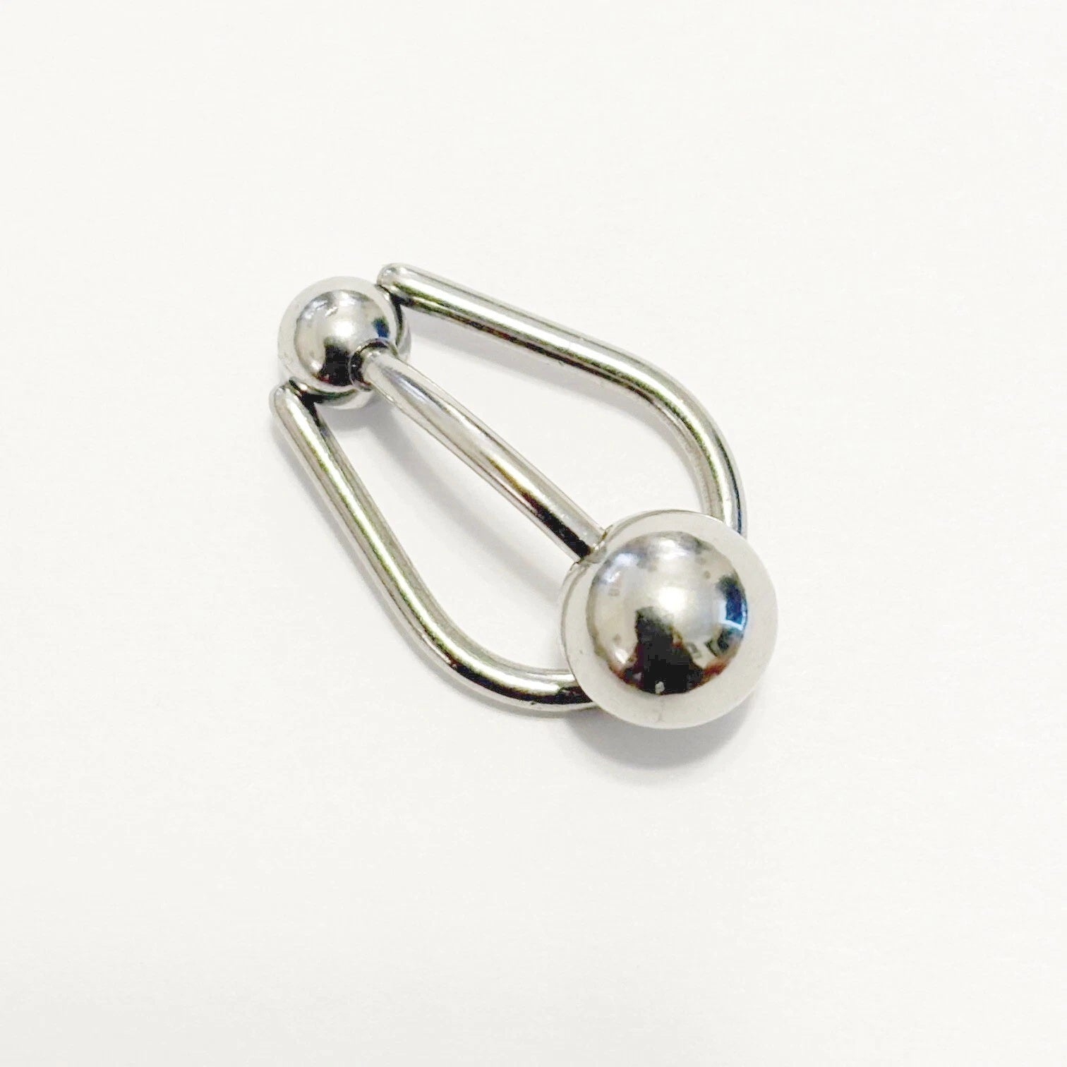 Surgical Steel Teardrop Drop 4g VCH Barbell.