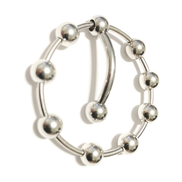 Double ur Pleasure, ADD BEADED FRENUM (Without Piercing) to PA 10g 5/8" Barbell.