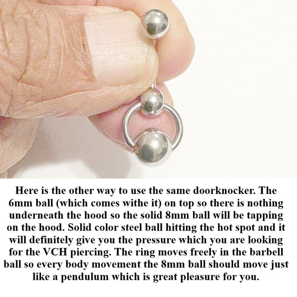 Simple, EFFECTIVE and reversible with HEAVY Ball VCH DOORKNOCKER.