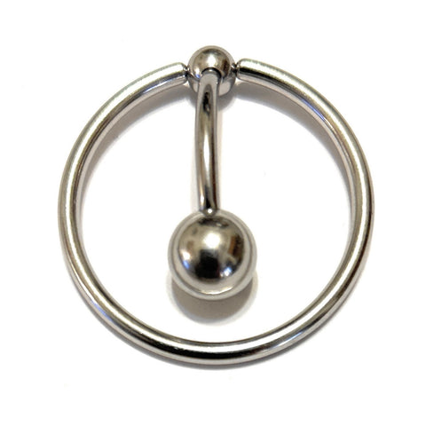 NO FRENUM PIERCING NEEDED; Sterilized 10g, 5/8" 10 PA Barbell w 10G Frenum Hoop.