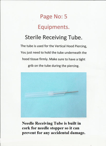 Medical Grade 0G NRT/BUILT IN NEEDLE STOPPER FOR 14g VCH PIERCING.