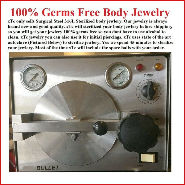 DIY Sterilized 14g JACOB's LADDER Piercing Kit.