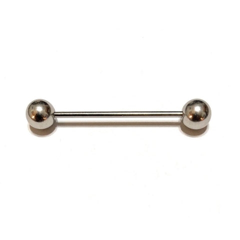 Stainless Steel 14g 8mm BIG BALLS 35 mm Length AMPALLANG Barbell.