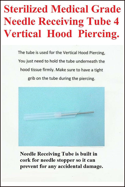 Medical Grade 0G NRT/BUILT IN NEEDLE STOPPER FOR 14g VCH PIERCING.