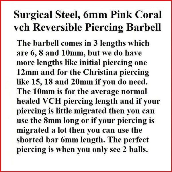 Surgical Steel with Pink Coral VCH Reversible Door Knocker.