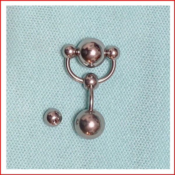 Surgical Steel VCH Piercing Barbell So Heavy That can make a New G-Spot.