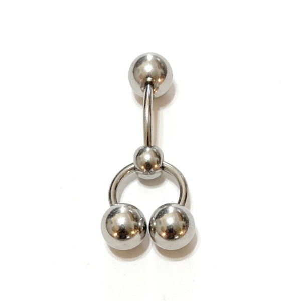 Wanna stay wet all day, Try 3 Big Balls Horseshoe Doorknocker Barbell.