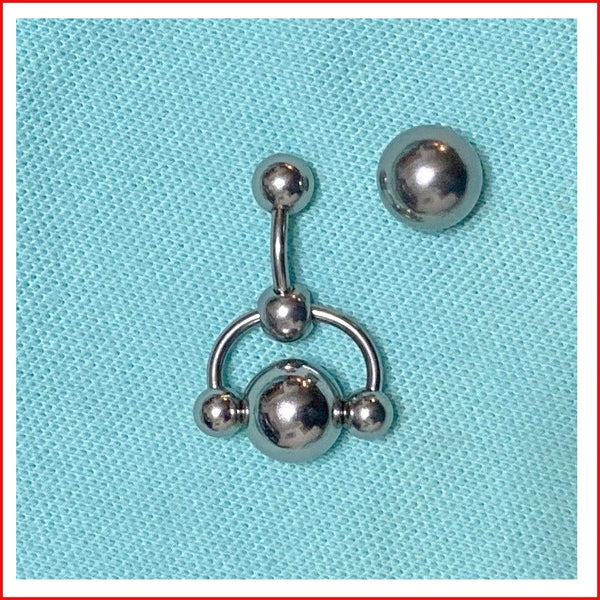 Surgical Steel VCH Piercing Barbell So Heavy That can make a New G-Spot.