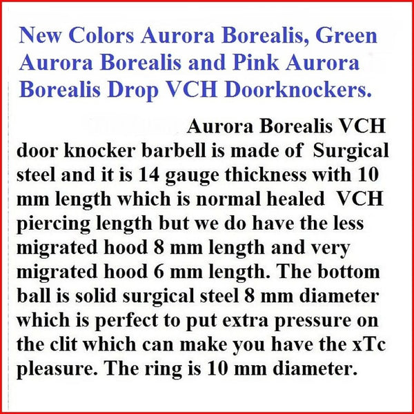 New Colors of Aurora Borealis Drop VCH Barbell with Heavy Ball for Extra Pressure.