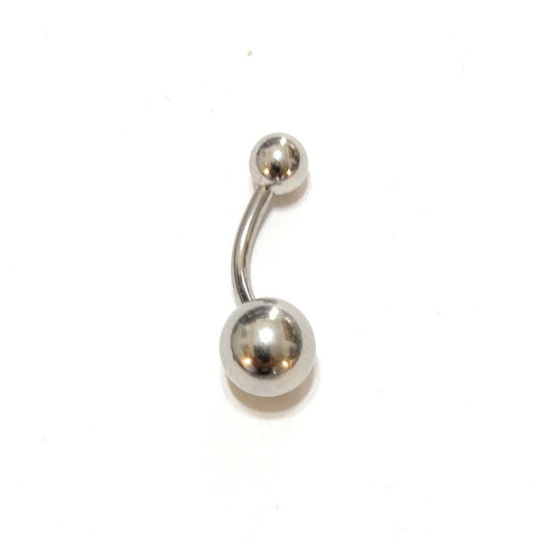 Small Built Women Length 11mm VCH Surgical Steel Initial Piercing Barbell.