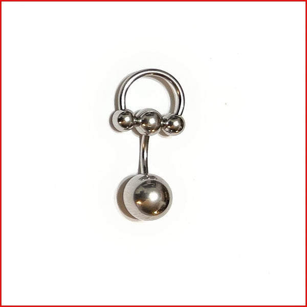 Surgical Steel 14g TIGHT FIT Barbell & Horseshoe COMBO VCH Barbell.